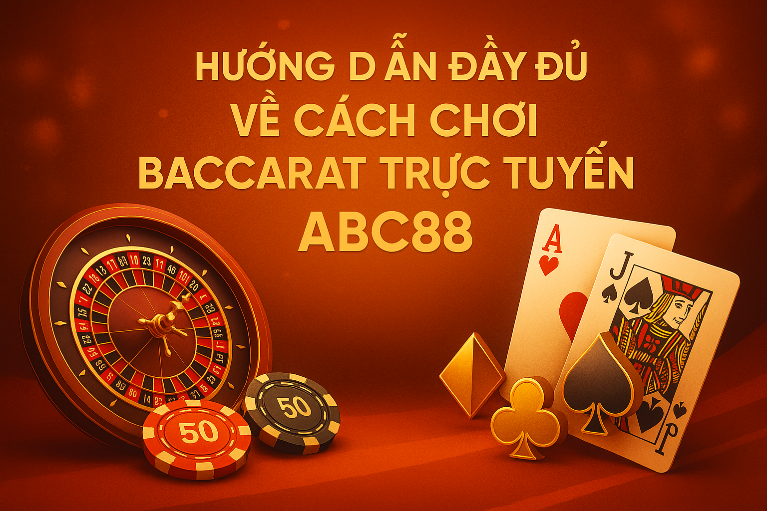 Hướng Dẫn Đầy Đủ Về Cách Chơi Baccarat Trực Tuyến ABC88